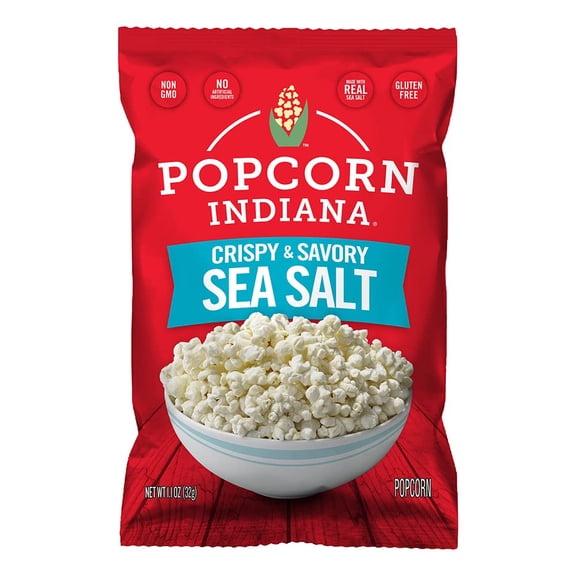 Pack Popcorn Indiana Of 6 Sea Salt 1.1 Oz