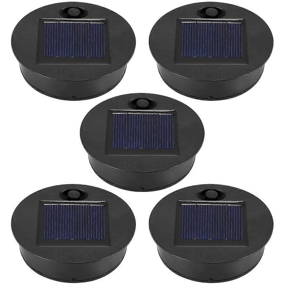 Pack Replacement Solar Light Parts(Top Size 2.76 Inches, Bottom Size 2.36 Inches),7 Lumens Warm Wh