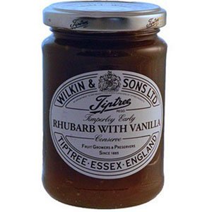 Pack) - - Rhubarb with Vanilla Conserve | 340g | 2 Pack Bundle