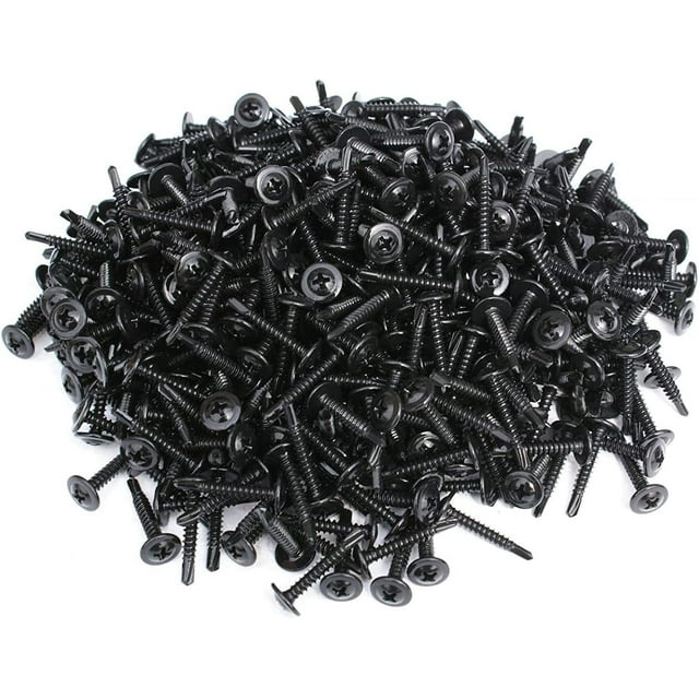 Pack) Steel Self Drilling Screws Hardened Black Phosphate 8 (1