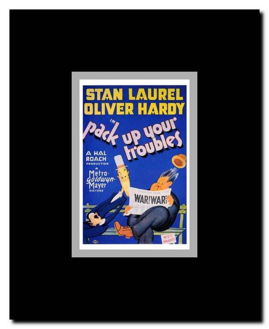 Pack Up Your Troubles Framed Movie Poster