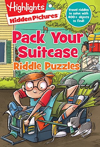 Pre-Owned Pack Your Suitcase Riddle Puzzles (Hidden Pictures® Riddle ...