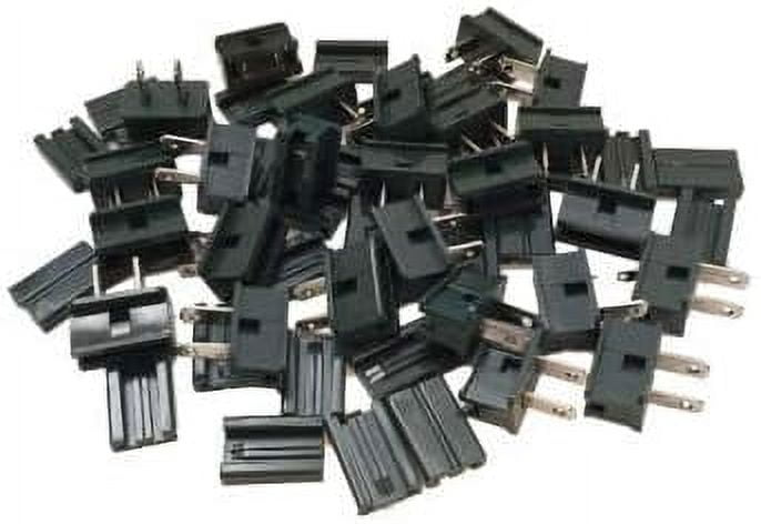 Frienda 10 Pack SPT-1 Female Zip Plug Connectors - For Christmas Lights, Indoor/Outdoor Use, 6A/125V