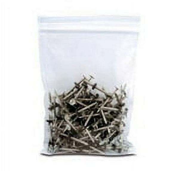 SSBM 1000 Per Case 2" x 12" - 2 Mil Clear Reclosable Poly Bags