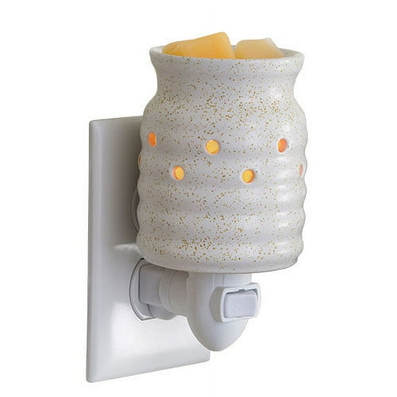 Pack of 1, 3.25 In. x 5 In. Tall Farmhouse Mini Tart Burner 2 Prong Plug for Home Decor