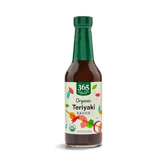 Pack of 1 365 by Whole Foods Market, Organic Teriyaki Sauce, 10 Ounce