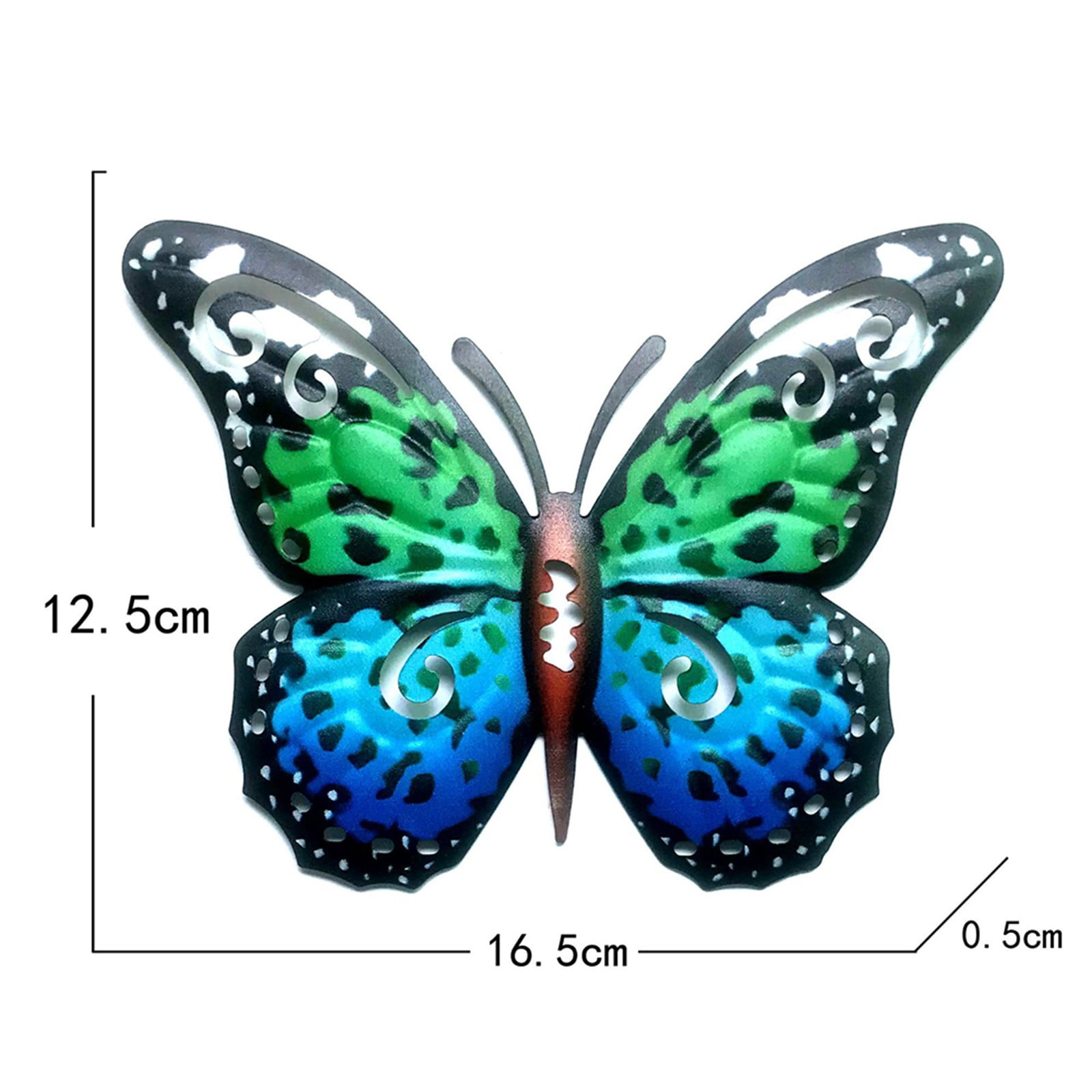 Pack Of 1 4 Large Metal Butterflies Garden Ornament Butterfly Wall Art pack-of-1-4-large-metal-butterflies-garden-ornament-butterfly-wall-art