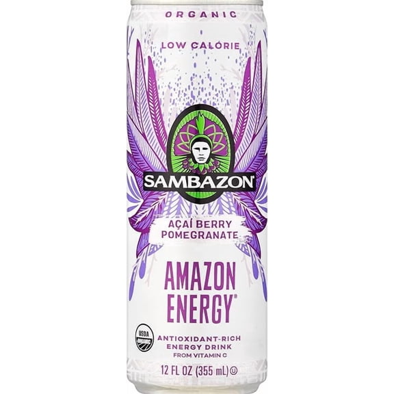 Acai Berry Pomegranate, Energy Drink, 12 Fl Oz Can Pack of 1