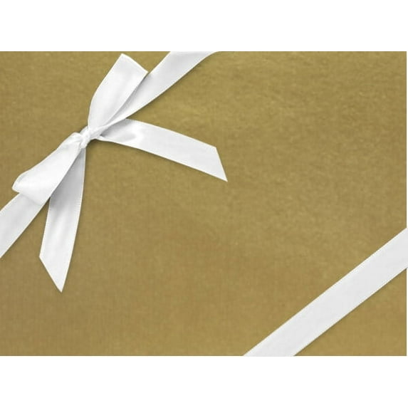 Pack of 1, Antique Gold Kraft 26" x 417' Half Ream Gift Wrap (Kraft) for Holiday, Party, Kids' Birthday, Wedding & Special Occasion Packaging