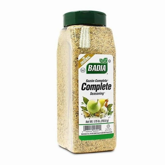 Pack of 1 Badia Complete Seasoning, 28oz - All-Purpose Spice Blend of Garlic, Onion, Salt, Pepper, Herbs & Spices - Savory Signature Blend