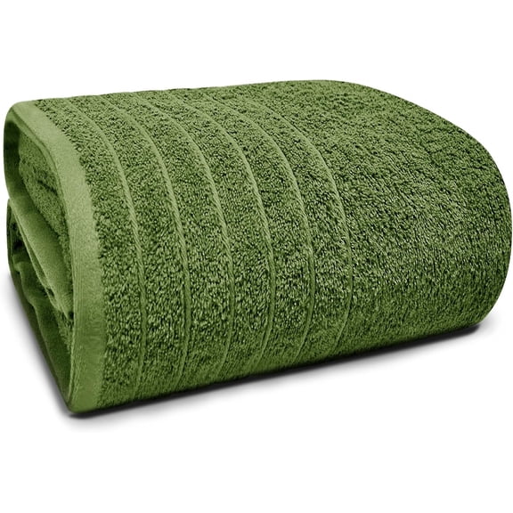 Pack of 1 Bath Sheet 40 x 80 Inches, & Light Weight, Quicker to Dry, , Super Soft & Absorbent, to Wrap Yourself in, Green