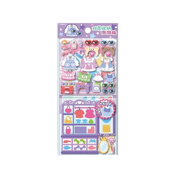 Pack of 1 Bubble Sticker for School Art and