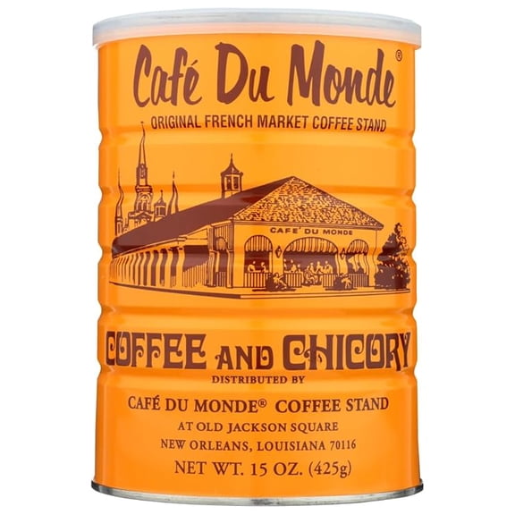 Pack of 1 Cafe Du Monde Coffee Chicory, 15 Ounce Ground