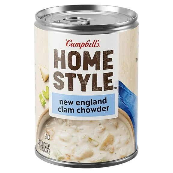 Pack of 1 Campbell's Homestyle New England Clam Chowder Soup, 16.3 oz Can