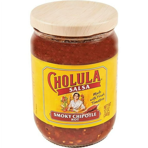 Pack of 1 Cholula Smoky Chipotle Salsa (Hot), 12 oz