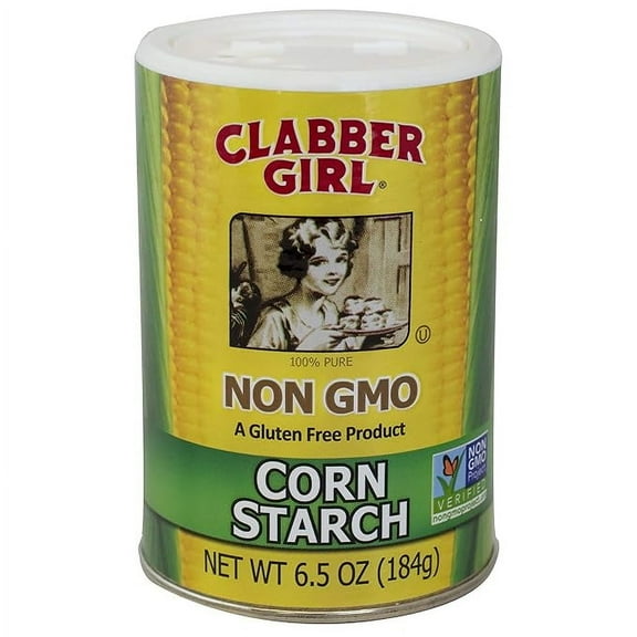Pack of 1 Clabber Girl Non-GMO Corn Starch, Gluten Free, 6.5 Ounce