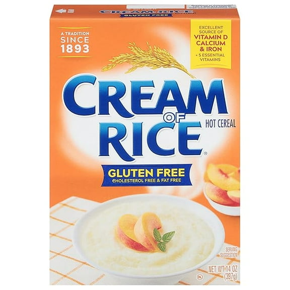 Pack of 1 Cream of Rice Gluten Free Hot Cereal, 14 Ounce