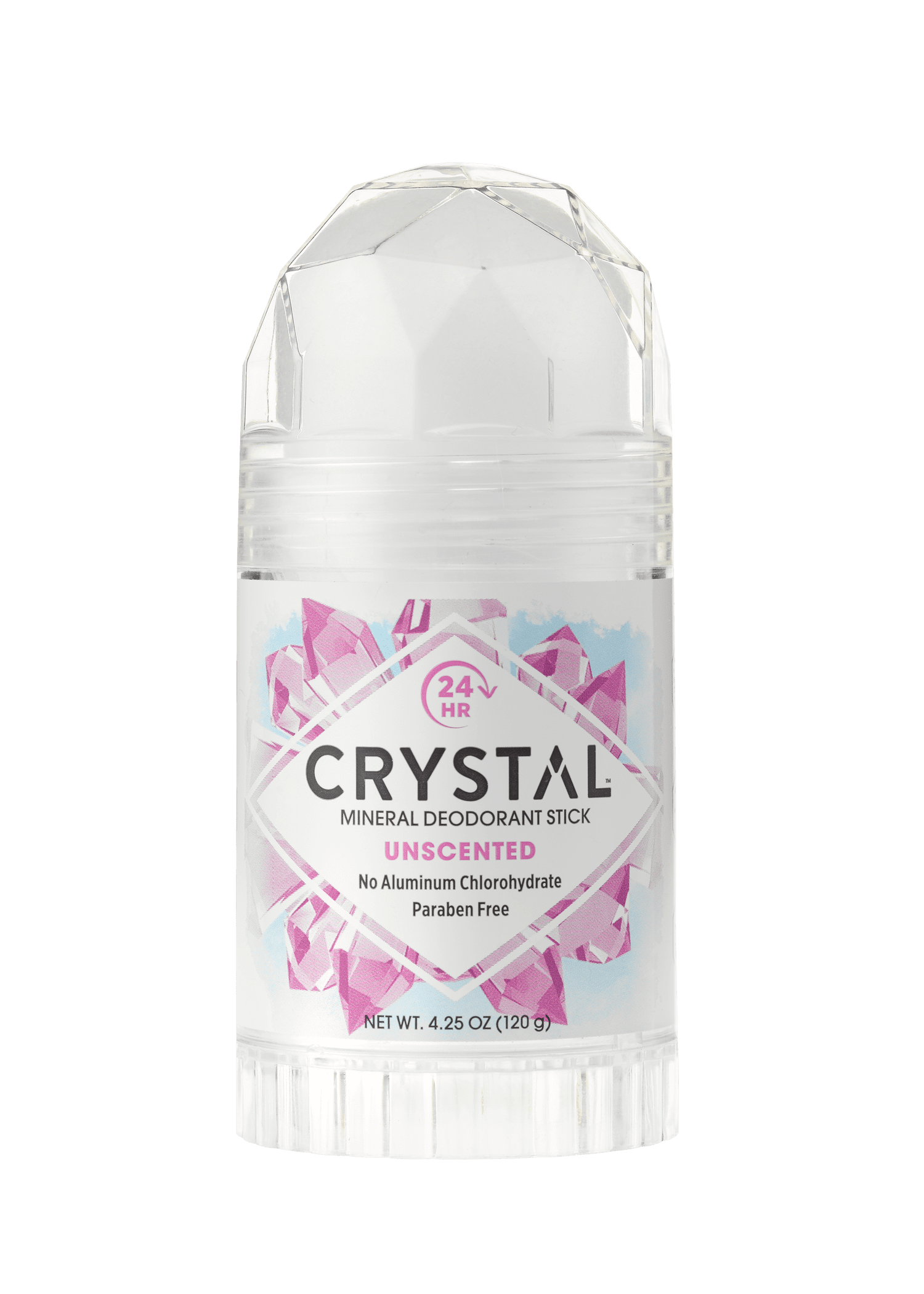 Pack of 1) Crystal Fragrance Free Deodorant Body Stick 4.25 OZ