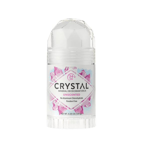(Pack of 1) Crystal Fragrance Free Deodorant Body Stick 4.25 OZ