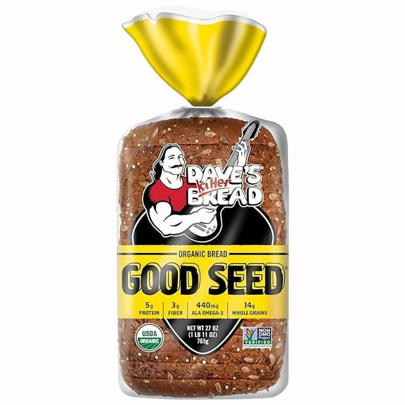 Pack of 1 Dave's Killer Bread Good Seed Organic Bread, 27 oz Loaf