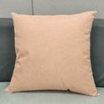 thumbnail image 1 of Pack of 1 Decorative Outdoor Throw Pillow Faux Linen Garden Farmhouse Coastal Cushion for Summer Patio Tent Balcony Couch Sofa, Rose Gold, 1 of 6