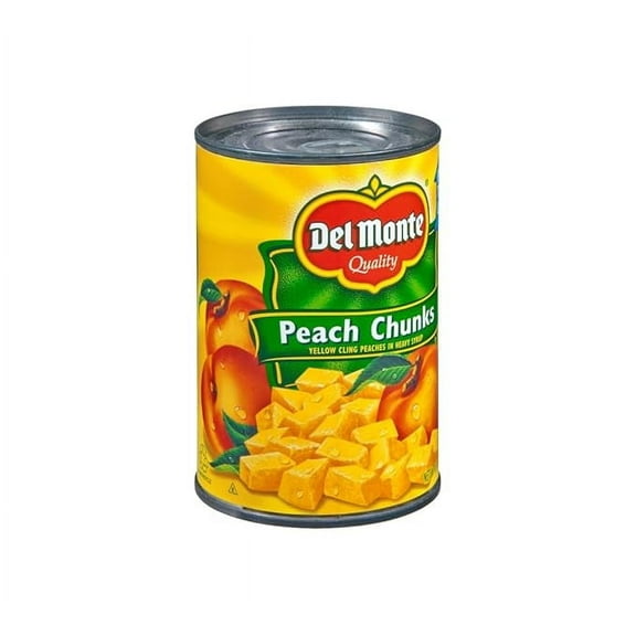Pack of 1 Del Monte Peach Chunks In Heavy Syrup, 15.25 O