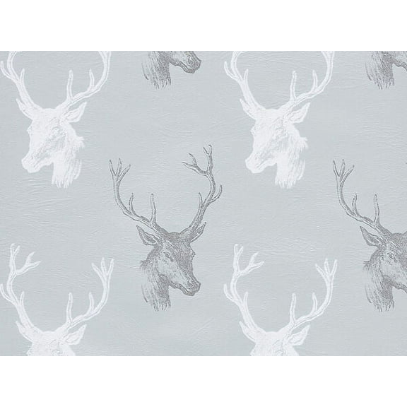 Pack of 1, Draft Deer 30" x 417' Half Ream Gift Wrap (Metallized) for Holiday, Party, Kids' Birthday, Wedding & Special Occasion Packaging