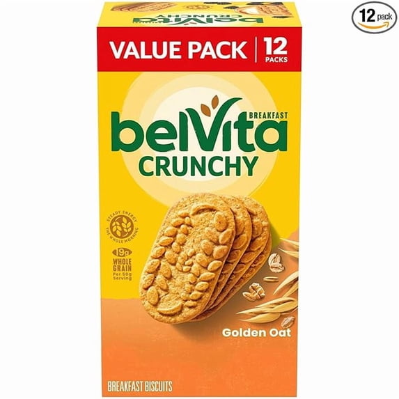 Golden Oat Breakfast Biscuits, Value Pack, 12 Packs (4 Biscuits Per Pack)