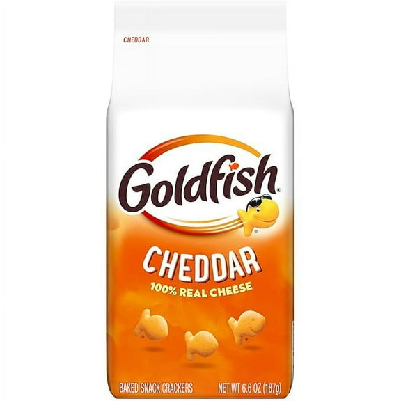 Pack of 1 Goldfish Cheddar Crackers, 6.6 Oz Bag