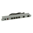thumbnail image 1 of Pack of 1, Hammond Manufacturing 1582H6A1, Power Strip, Basic, 6 Outlets, Rack Mnt, Cur-Rtg 15A, 6Ft. Cord, Lighted On/Off Switch, 1 of 1