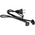 thumbnail image 1 of Pack of 1, Hammond Manufacturing Dnfcdc2P, Cord, Fan, Molded Female, 2-45, 115Vac Plug, 24", For Tubeaxial Fans, 1 of 1