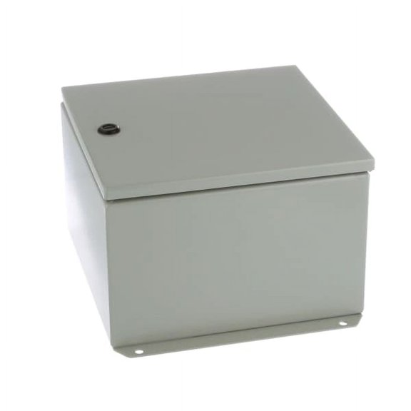 Pack of 1, Hammond Manufacturing Ej10106, Enclosure, Flanged, Panel, 10X10X6In, Nema13, Hinged, Eclipse Junior Series
