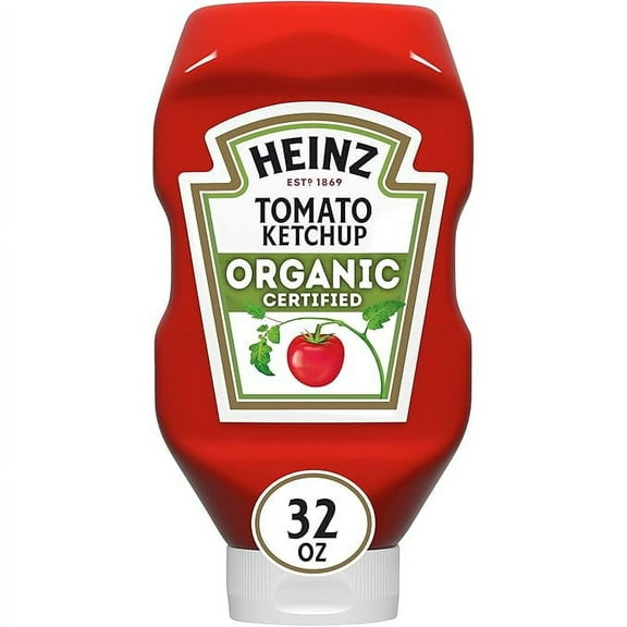 Pack of 1 Heinz Organic Tomato Ketchup, 32 oz Bottle
