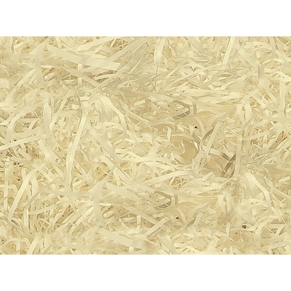 Pack of 1, Ivory Veryfine Cut Paper Shred 10 Lb Spring-Fill Shred Great for Baskets, Boxes, Containers or Bags