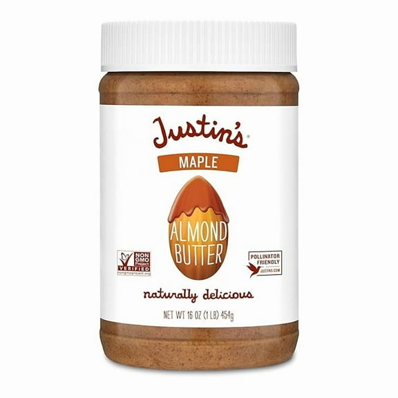 Pack of 1 Justin's Maple Almond Butter, 16 oz