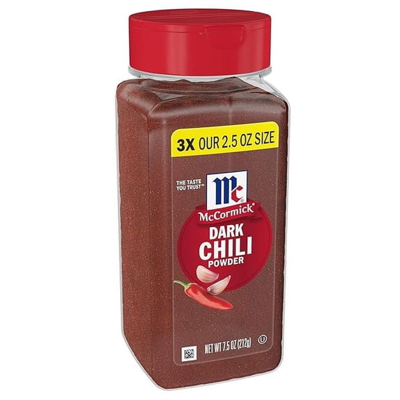 Pack of 1 McCormick Dark Chili Powder, 7.5 Oz
