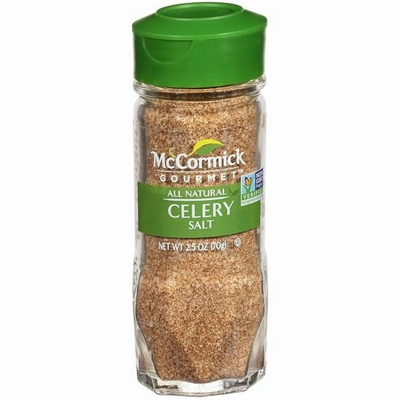Pack of 1 McCormick Gourmet Collection Celery Salt, 2.5 Ounce