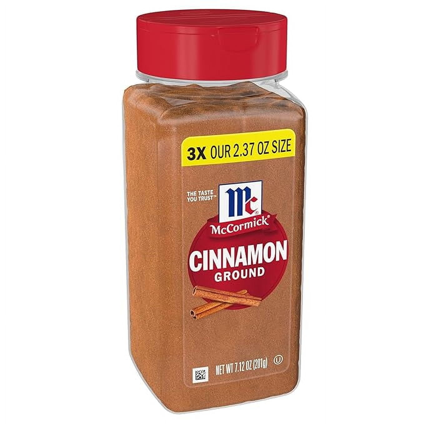 Pack of 1 McCormick Ground Cinnamon, 7.12 oz