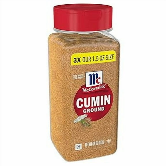 Pack of 1 McCormick Ground Cumin, 4.5 oz