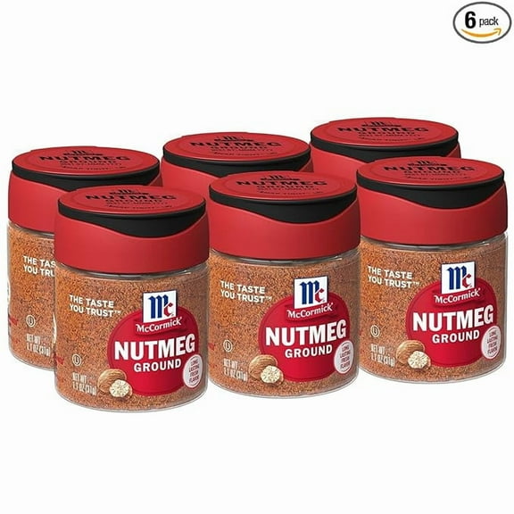 Pack of 1 McCormick Ground Nutmeg, 1.1 oz (Pack of 6)