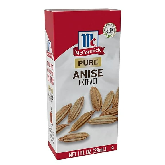 Pack of 1 McCormick Pure Anise Extract, 1 fl oz