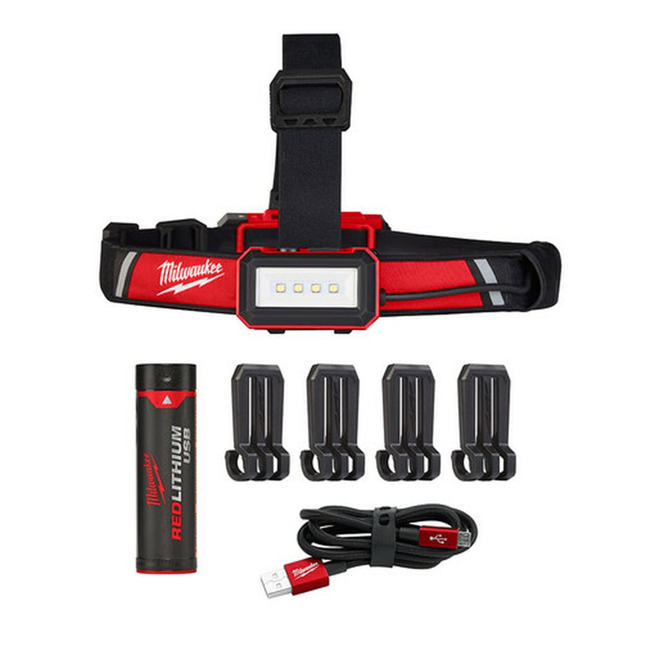 Pack of 1, Milwaukee 2115-21 Usb Rechargeable Low-Profile Headlamp