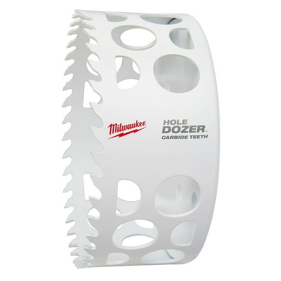 Pack of 1, Milwaukee 49-56-0743 4-1/8 In. Hole Dozer Carbide Teeth Hole Saw