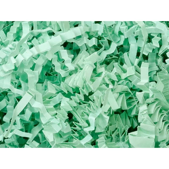 Pack of 1, Mint Green Crinkle Cut 10 Lb Spring-Fill Paper Shred Great for Baskets, Basket Boxes, Bags, Containers & Nested Boxes
