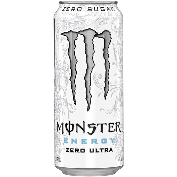 Pack of 1 Monster Energy Zero Ultra, 16 fl oz.