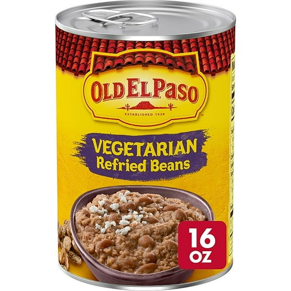 Pack of 1 Old El Paso Vegetarian Refried Beans, 16 oz.