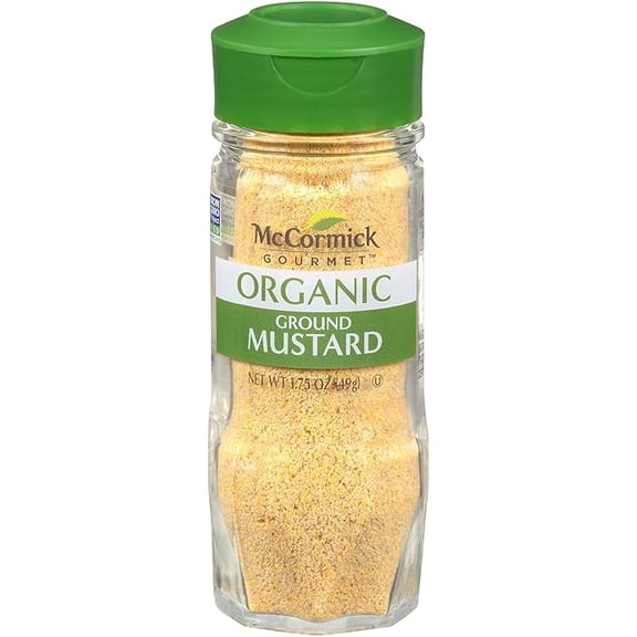 Pack of 1 Pack of 3 McCormick Gourmet Organic Ground Mustard, 1.75 Oz
