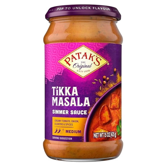 Pack of 1 Pataks Tikka Masala All Purpose Sauce, 15 oz