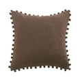 thumbnail image 1 of Pack of 1 Pompoms Decorative Pillow (With Insert), 1 of 1