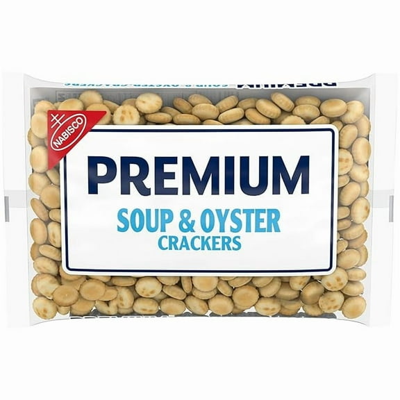 Pack of 1 Premium Original Soup & Oyster Crackers, Lunch Snacks, 9 oz
